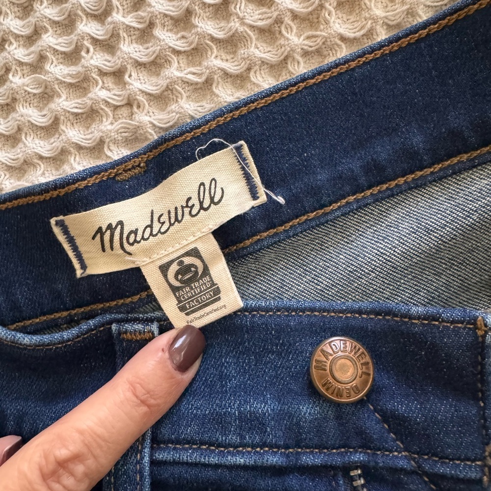 Madewell Dark Blue Denim Jeans